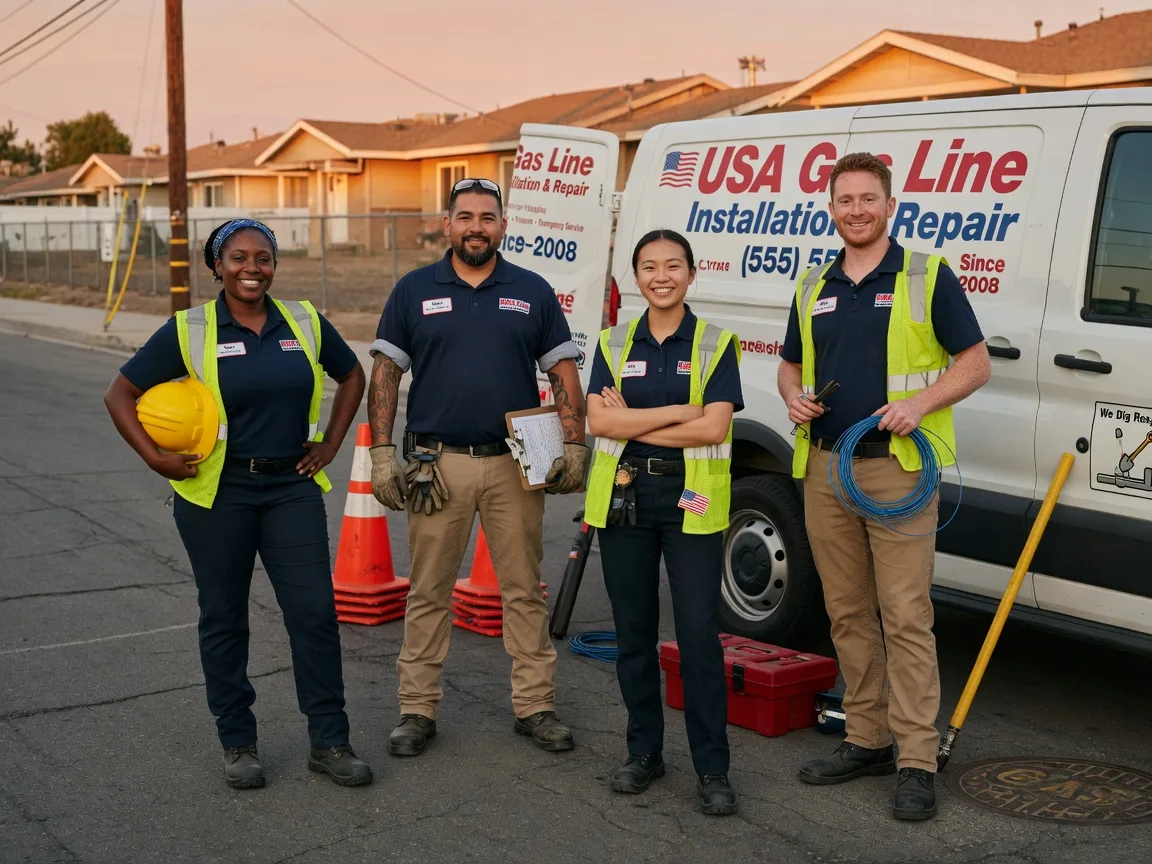 Gas Line Installation company in Galveston, IN